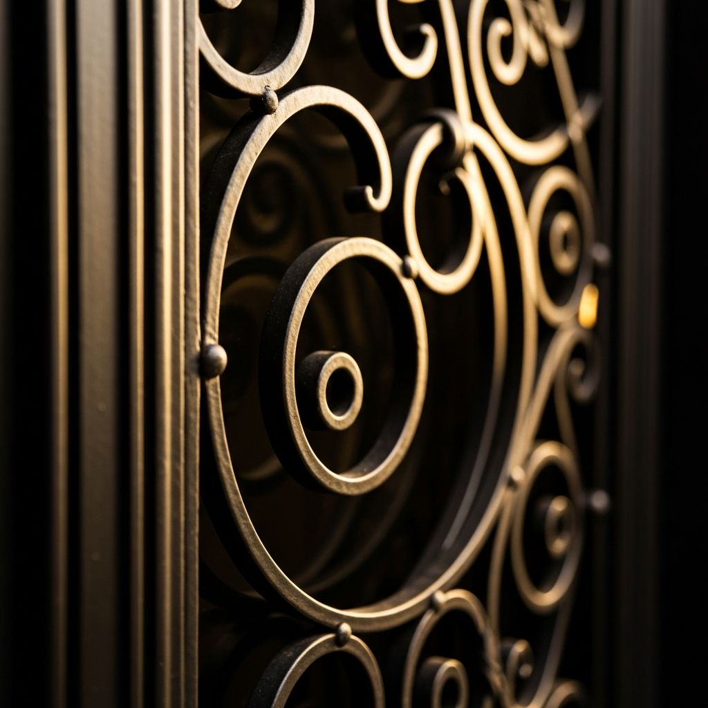 Iron door detail