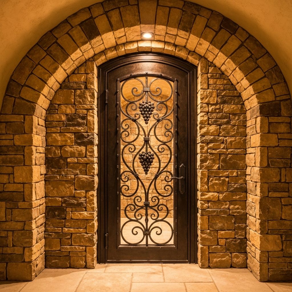 Wine Cellar iron door